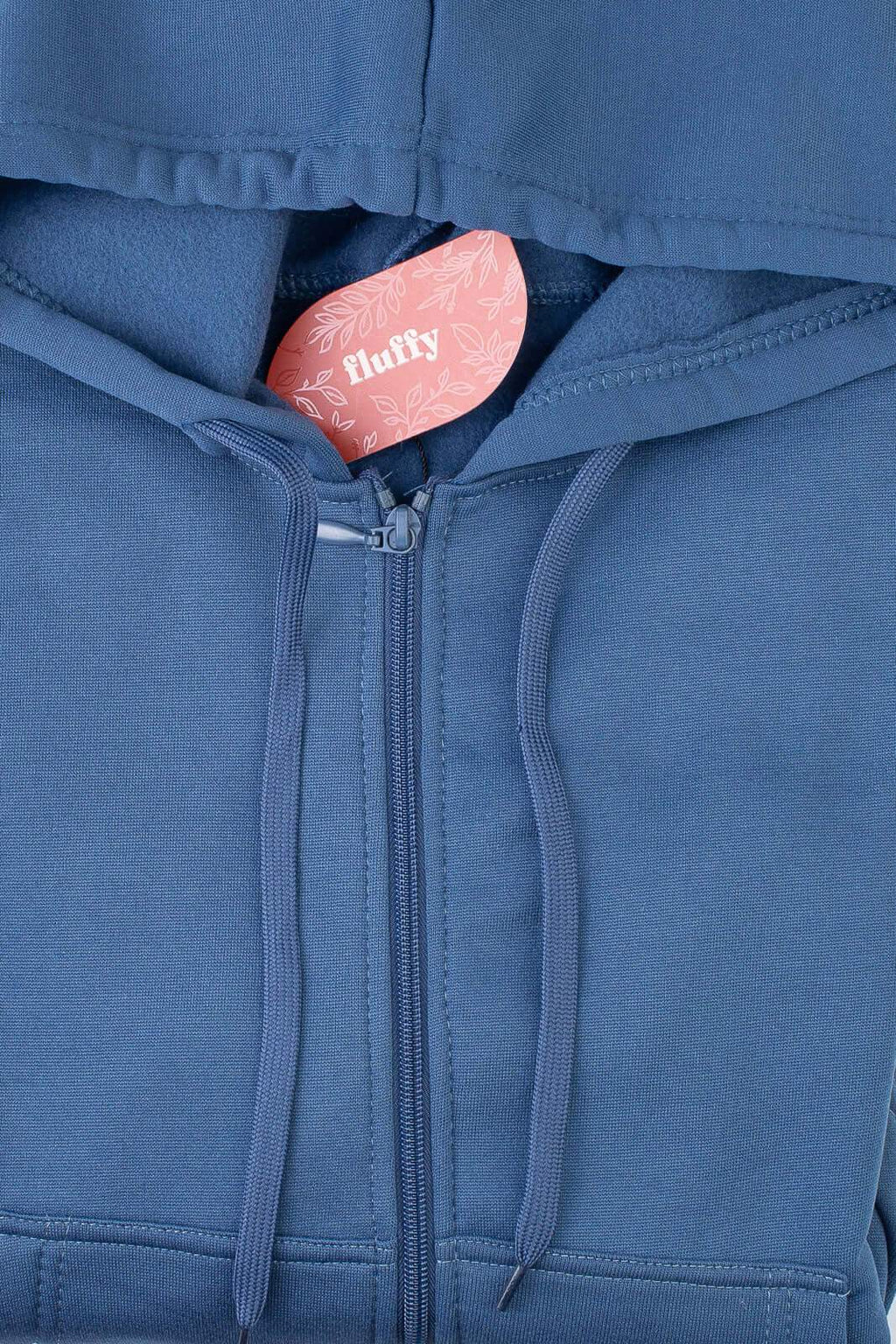 Jaqueta feminina moletinho com capuz 80001 - Enluaze