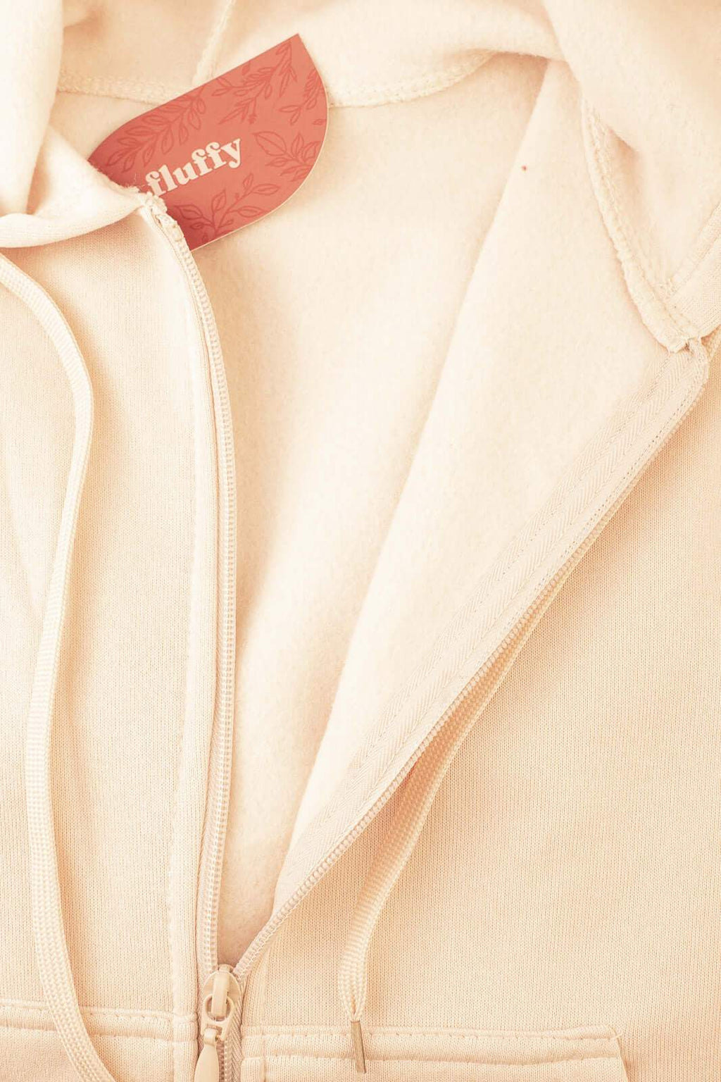 Jaqueta feminina moletinho com capuz 80001 - Enluaze