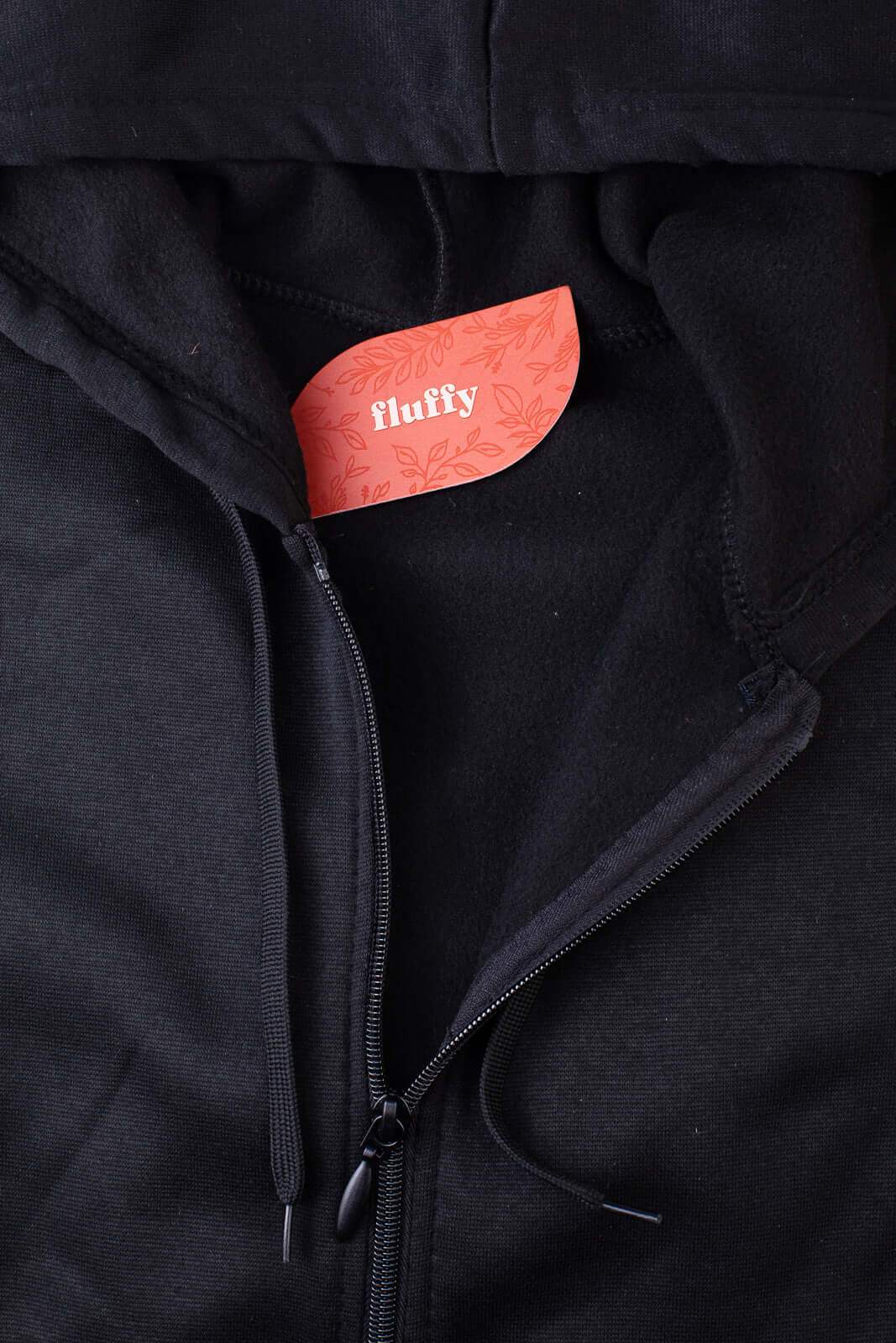 Jaqueta feminina moletinho com capuz 80001 - Enluaze