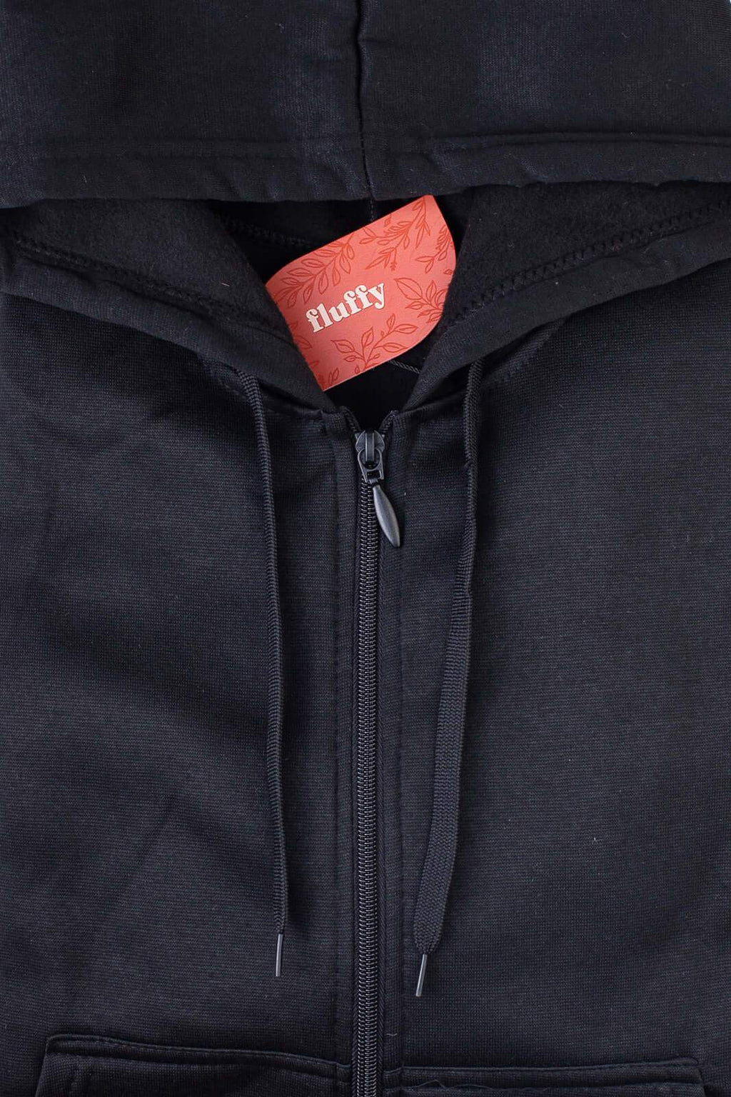 Jaqueta feminina moletinho com capuz 80001 - Enluaze