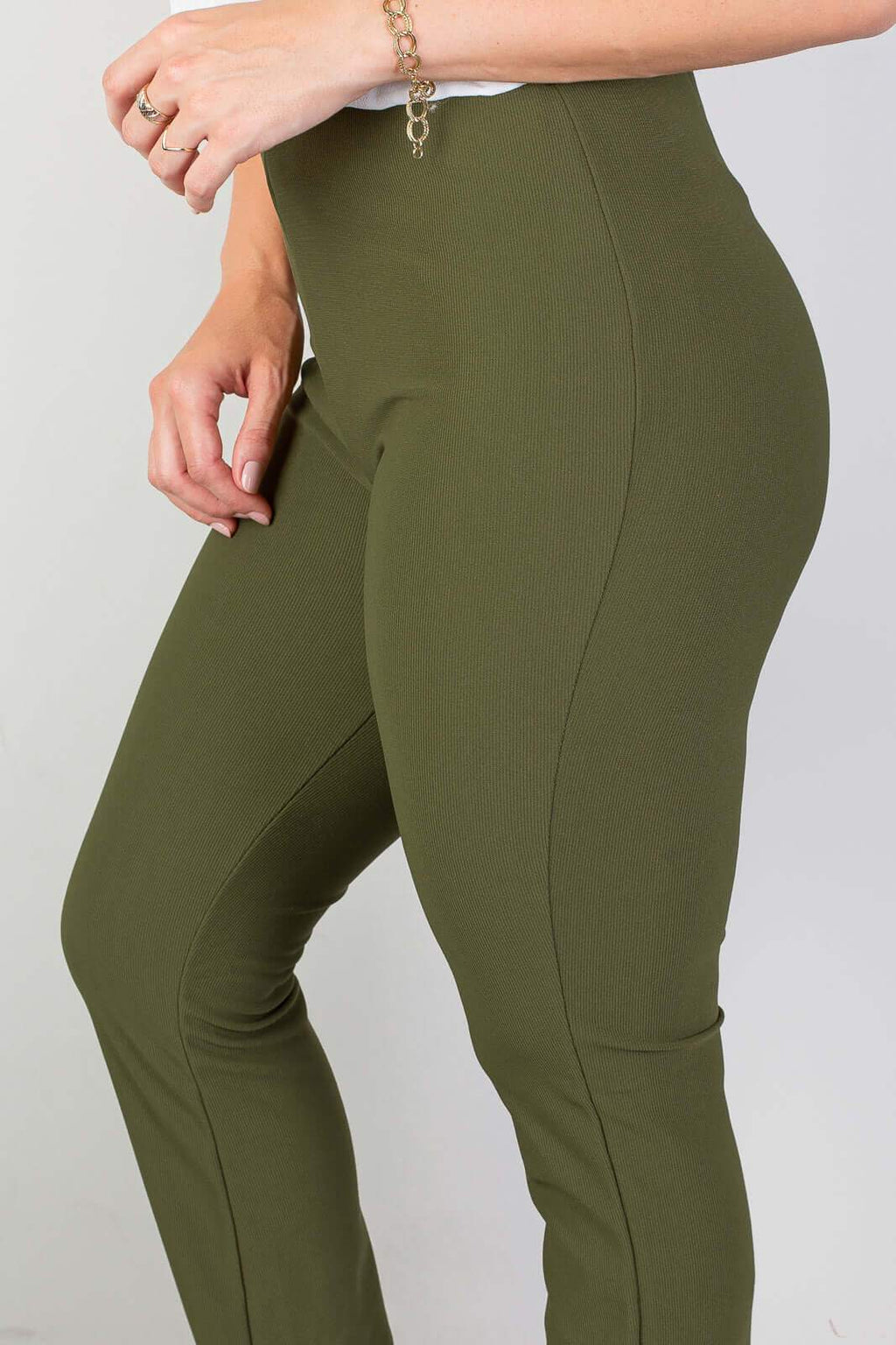Calça flare cintura alta feminina 80020 - Enluaze