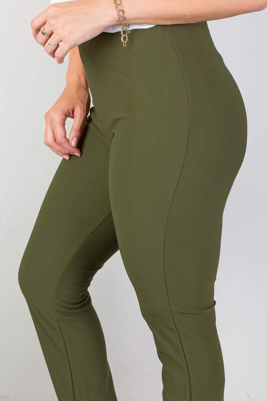 Calça flare cintura alta feminina 80020 - Enluaze
