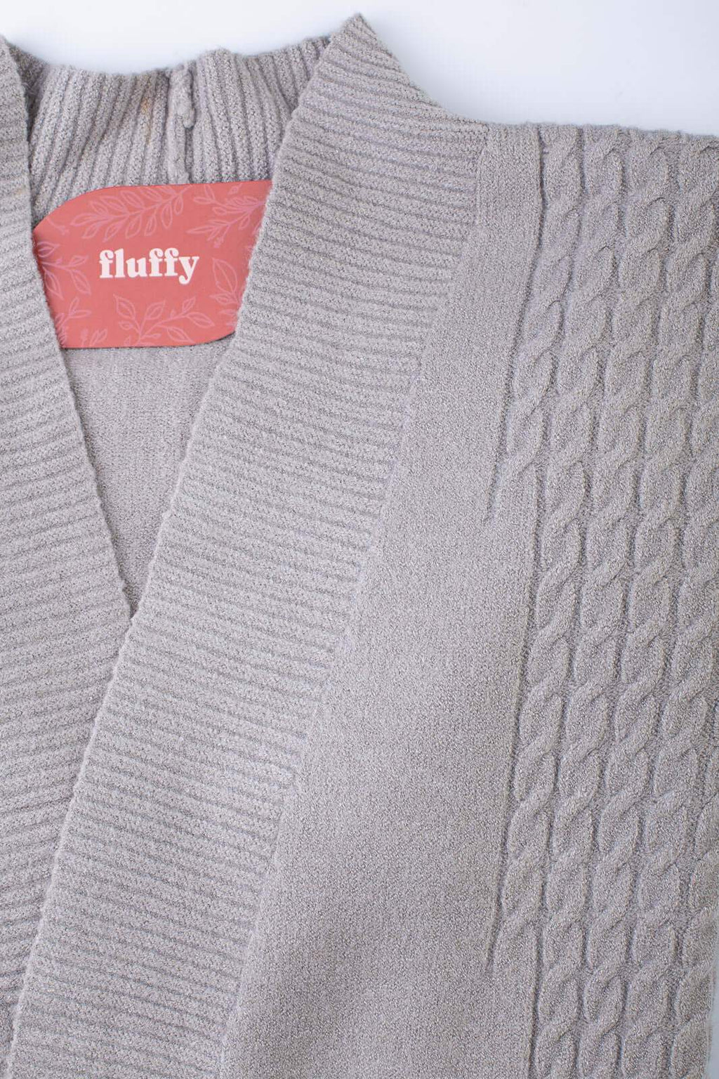 Cardigan alongado feminino com bolsos 81131 - Enluaze