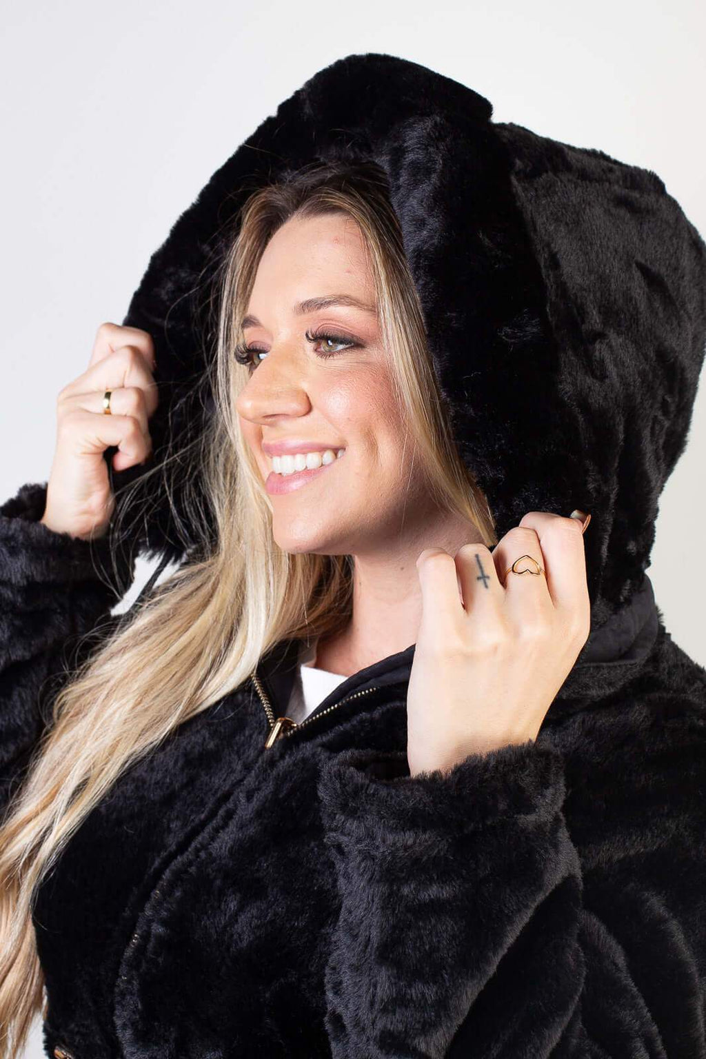 Jaqueta feminina de sarja reversível 84282 - Enluaze