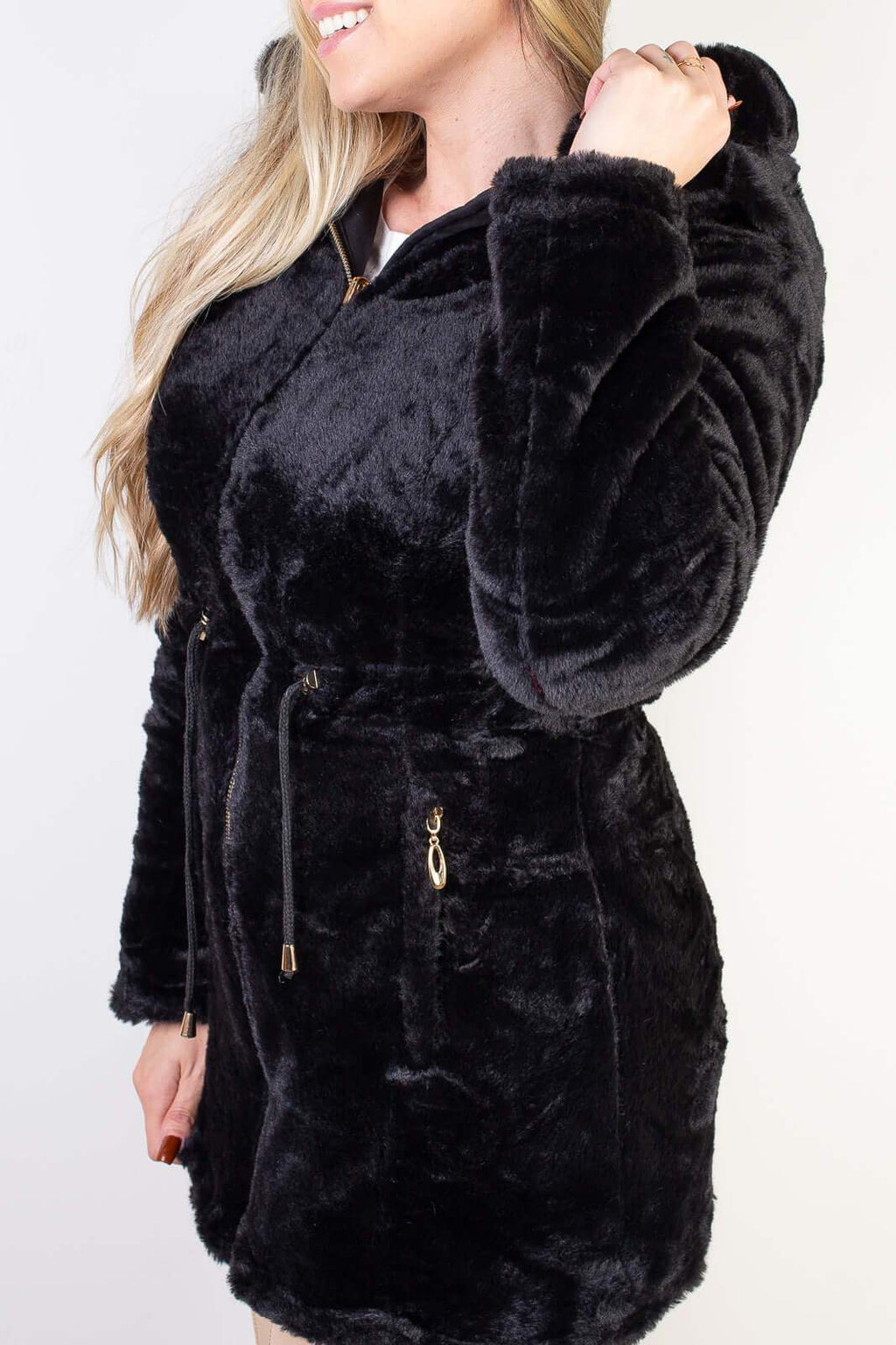 Jaqueta feminina de sarja reversível 84282 - Enluaze