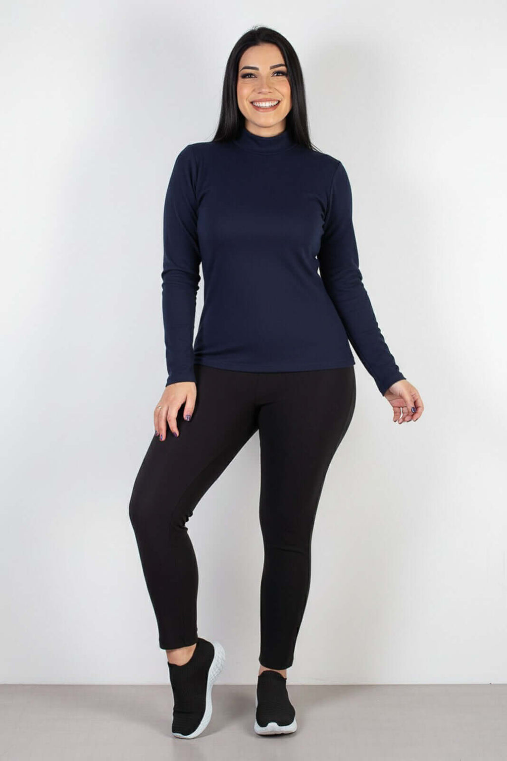 Blusa térmica segunda pele gola rolê 87356 - Enluaze