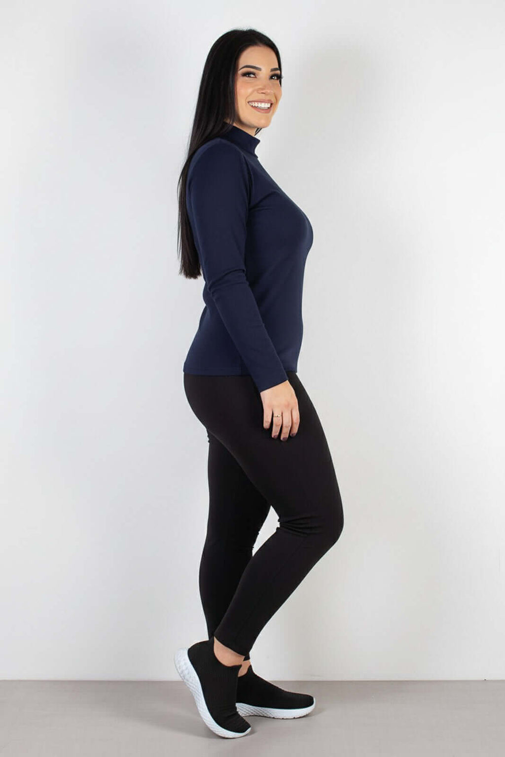 Blusa térmica segunda pele gola rolê 87356 - Enluaze