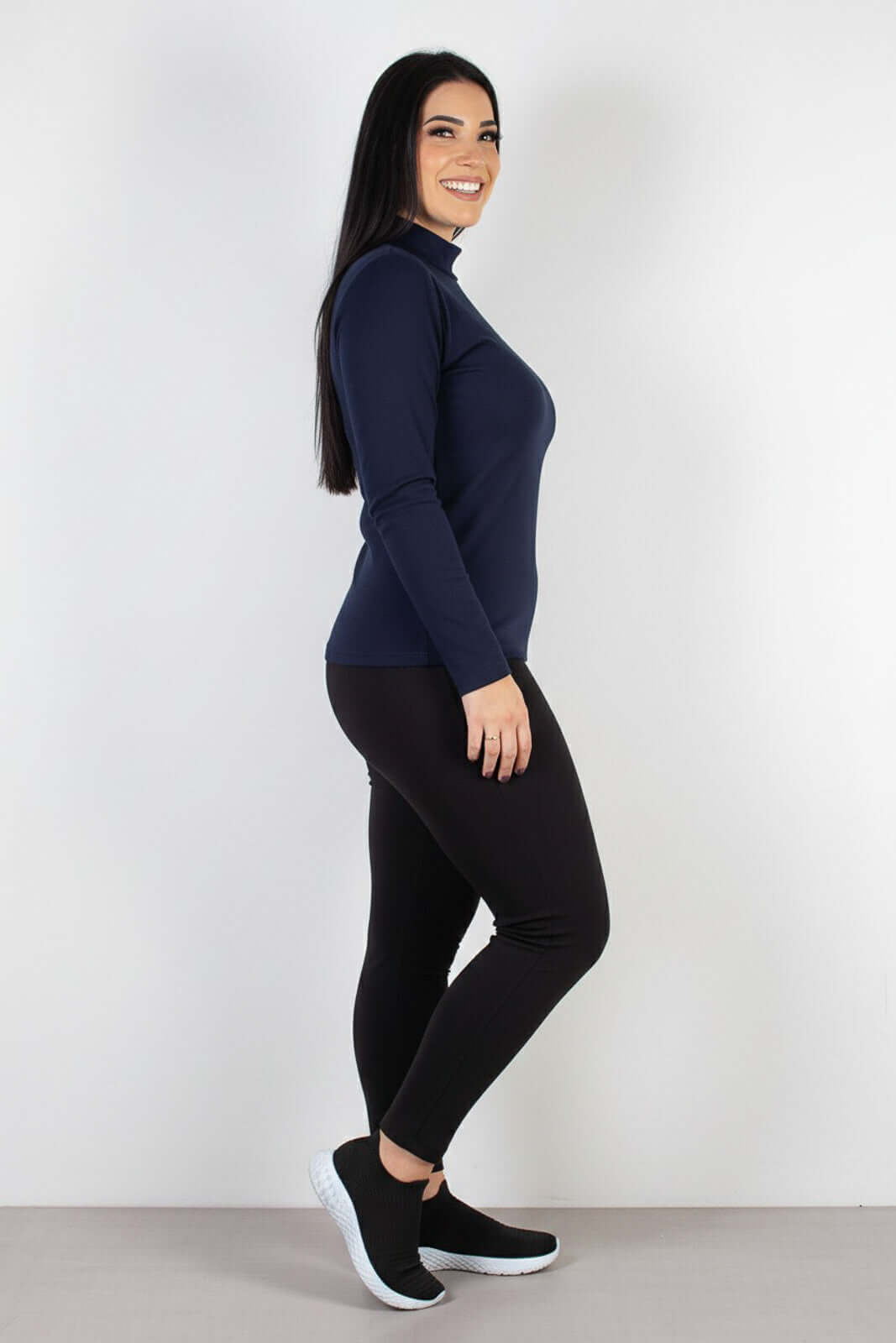 Blusa térmica segunda pele gola rolê 87356 - Enluaze