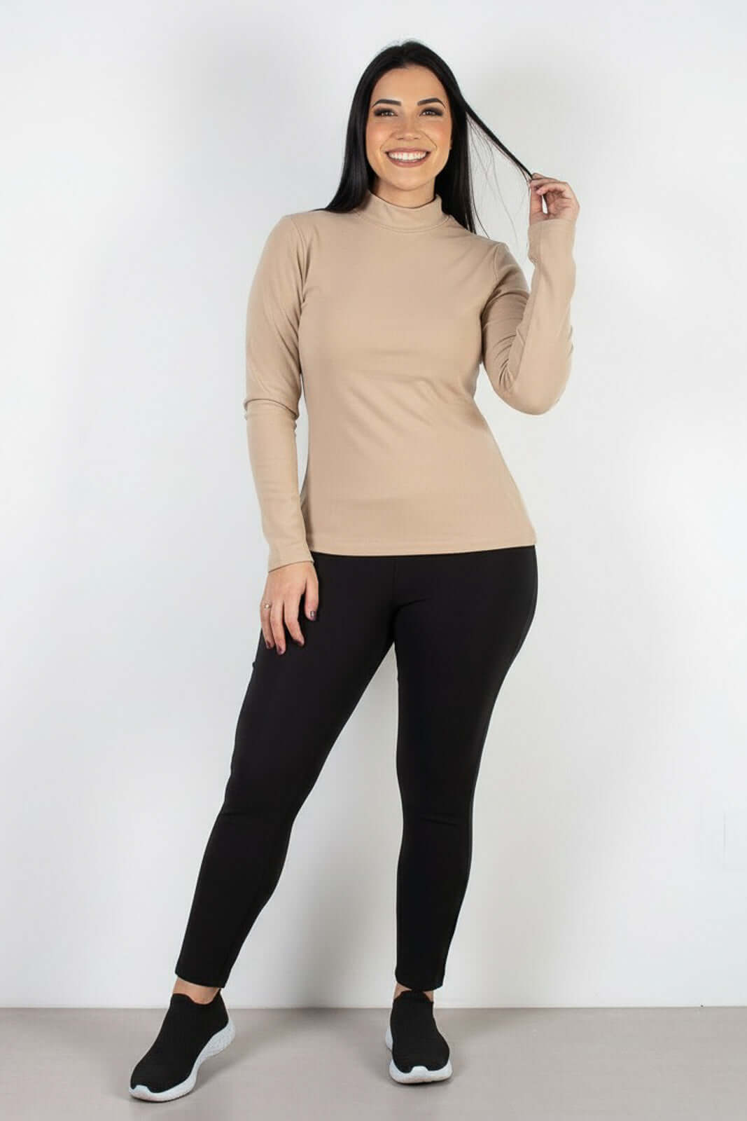 Blusa térmica segunda pele gola rolê 87356 - Enluaze