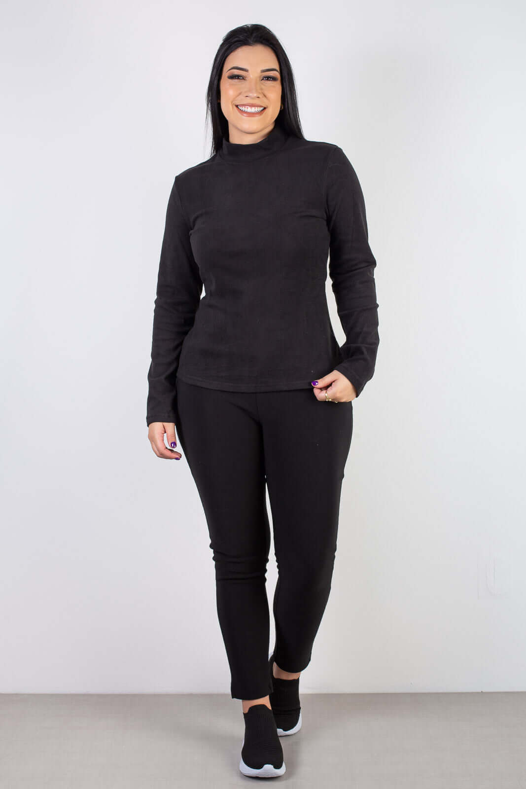 Blusa térmica segunda pele gola rolê 87356 - Enluaze