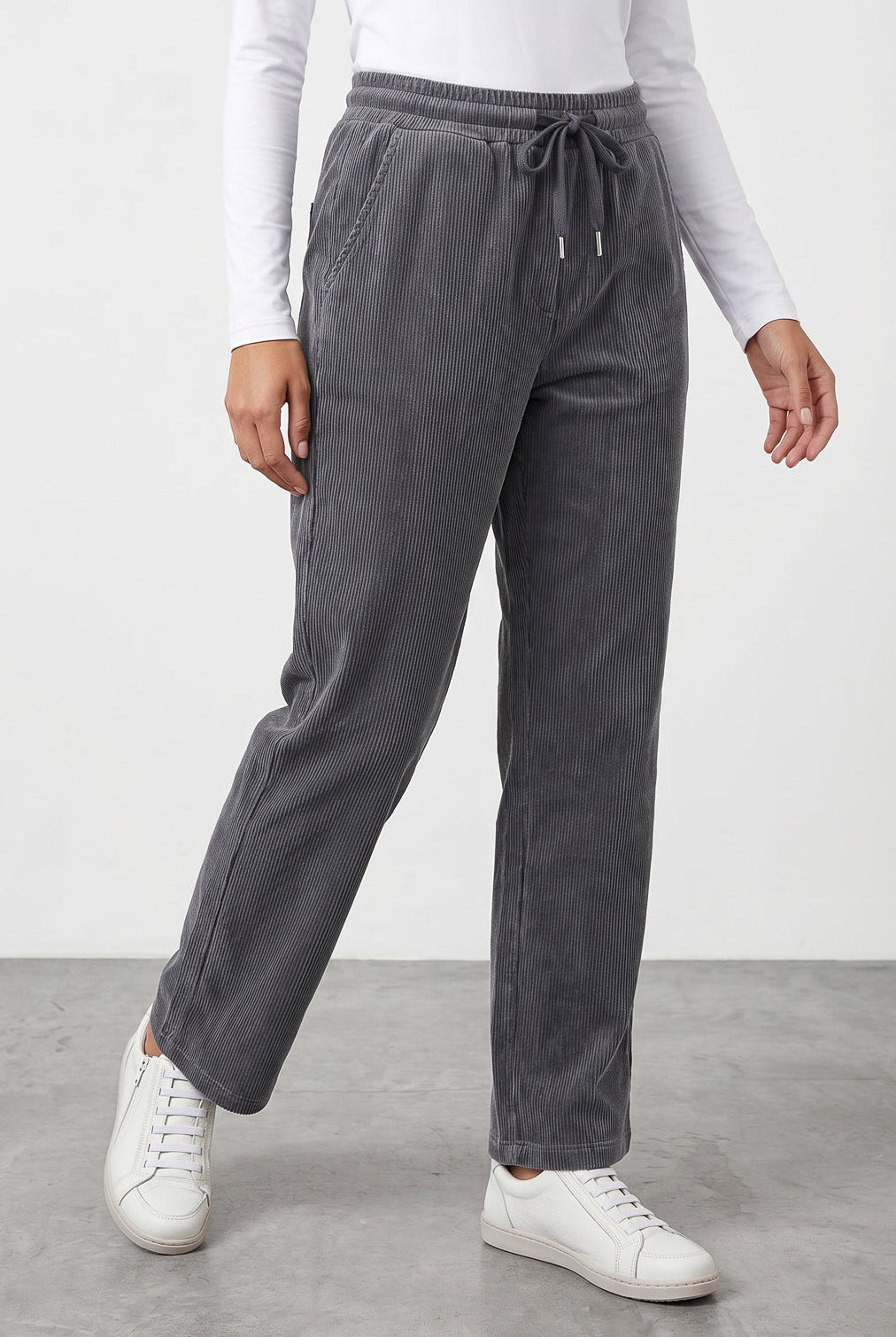 Calça reta feminina veludo 61534
