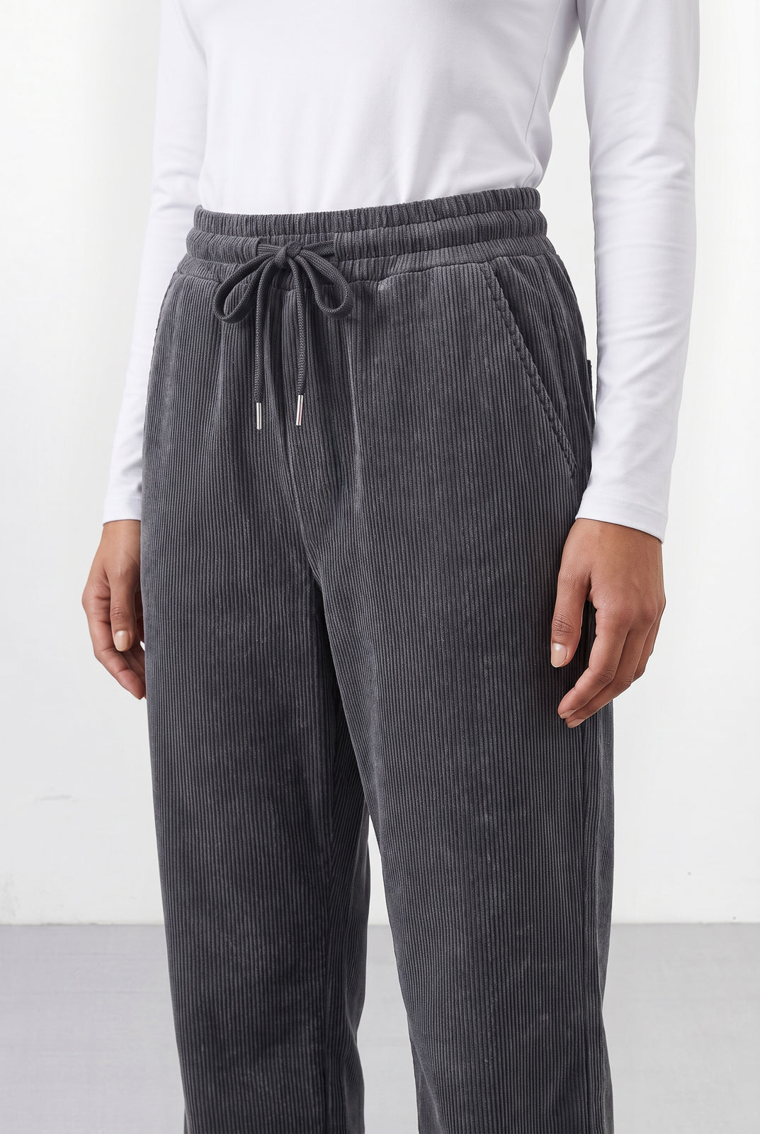 Calça reta feminina veludo 61534