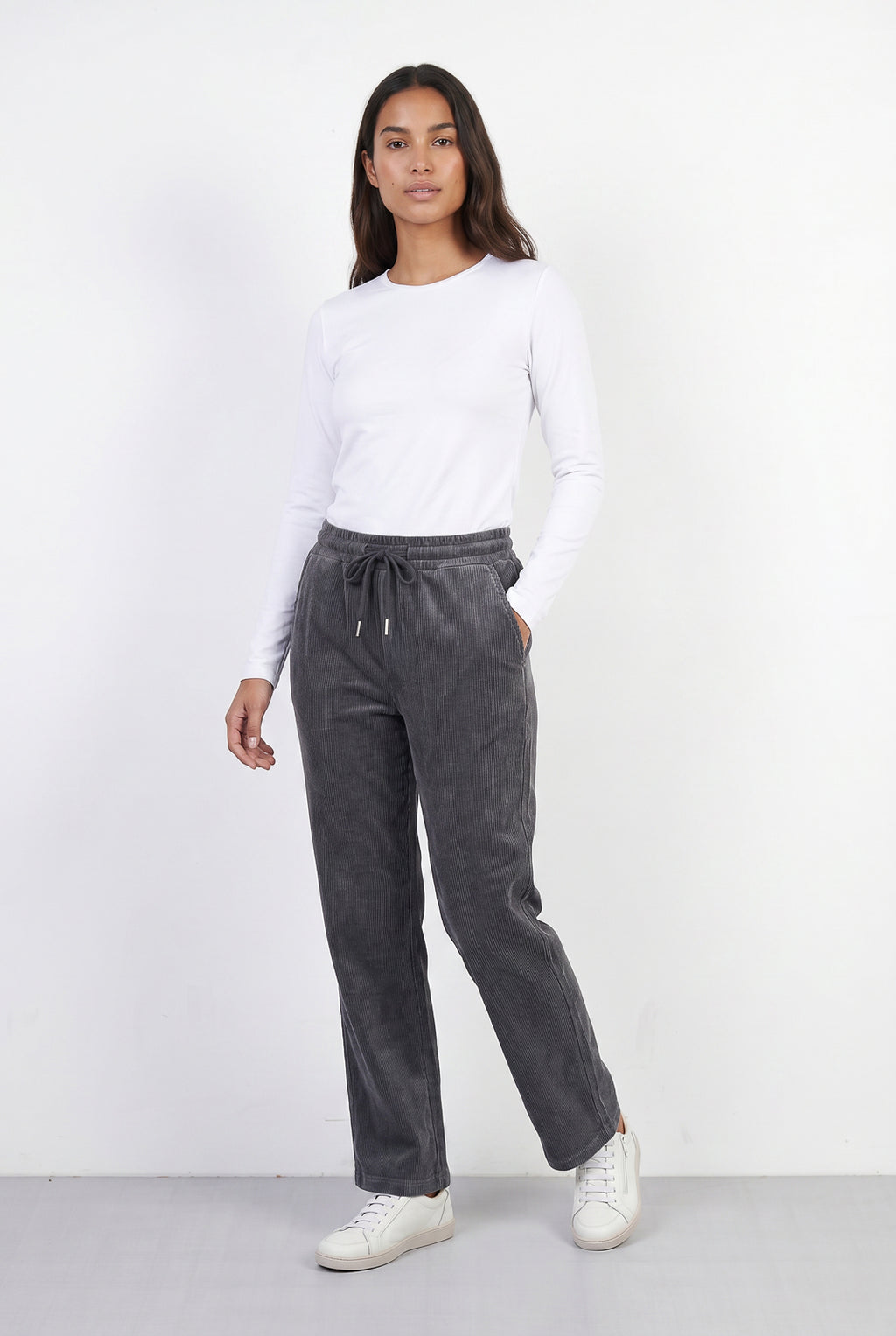 Calça reta feminina veludo 61534