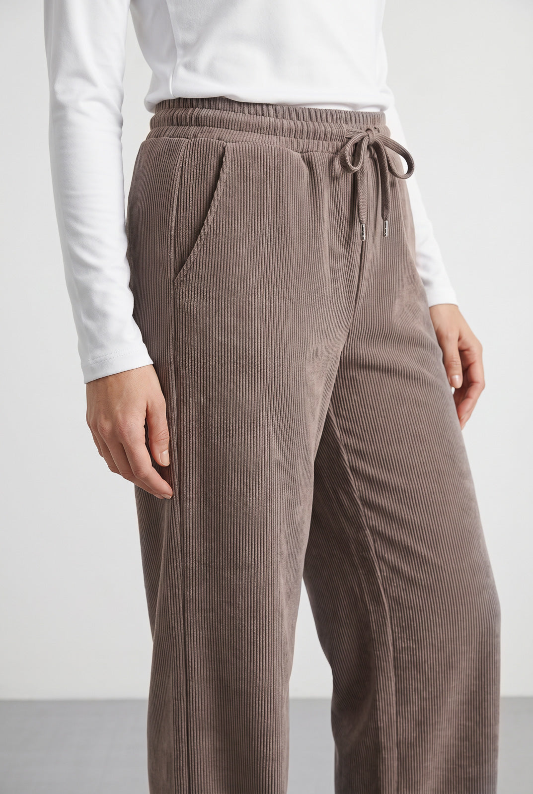 Calça reta feminina veludo 61534