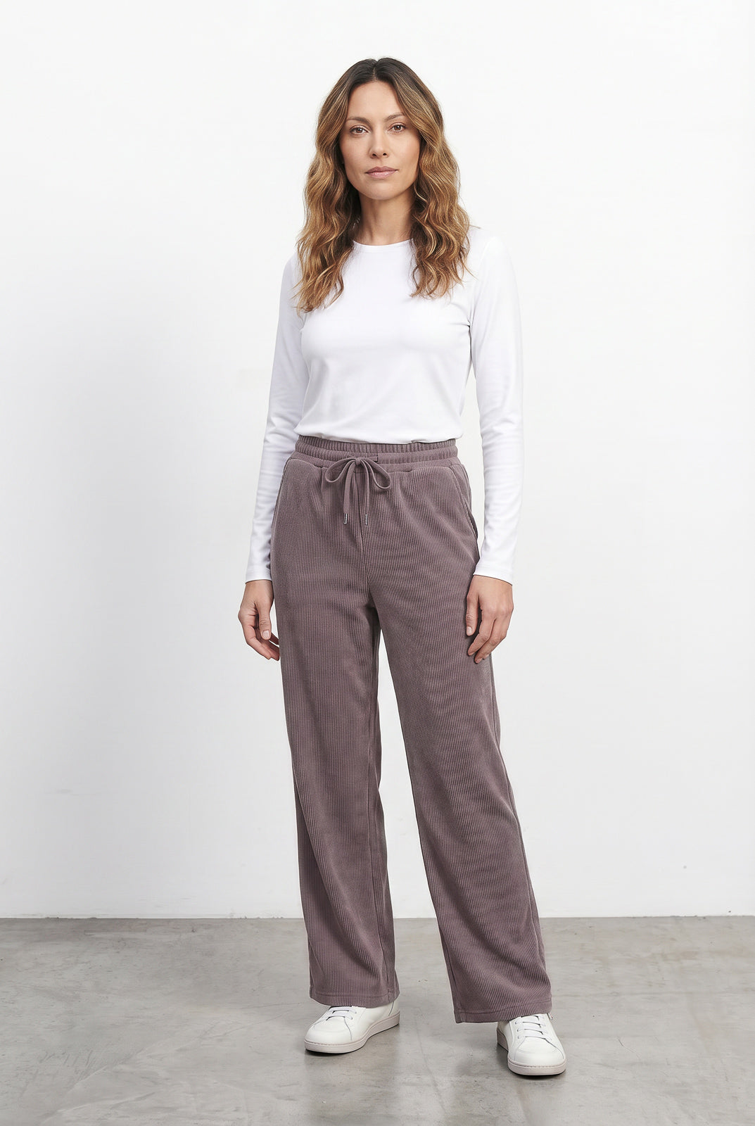 Calça reta feminina veludo 61534