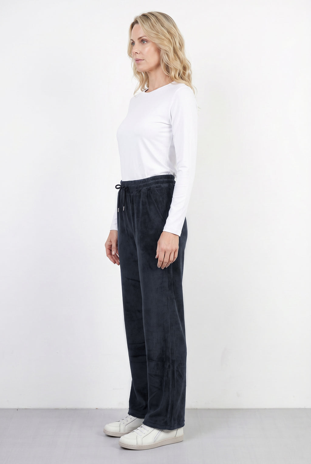 Calça reta feminina veludo 61534