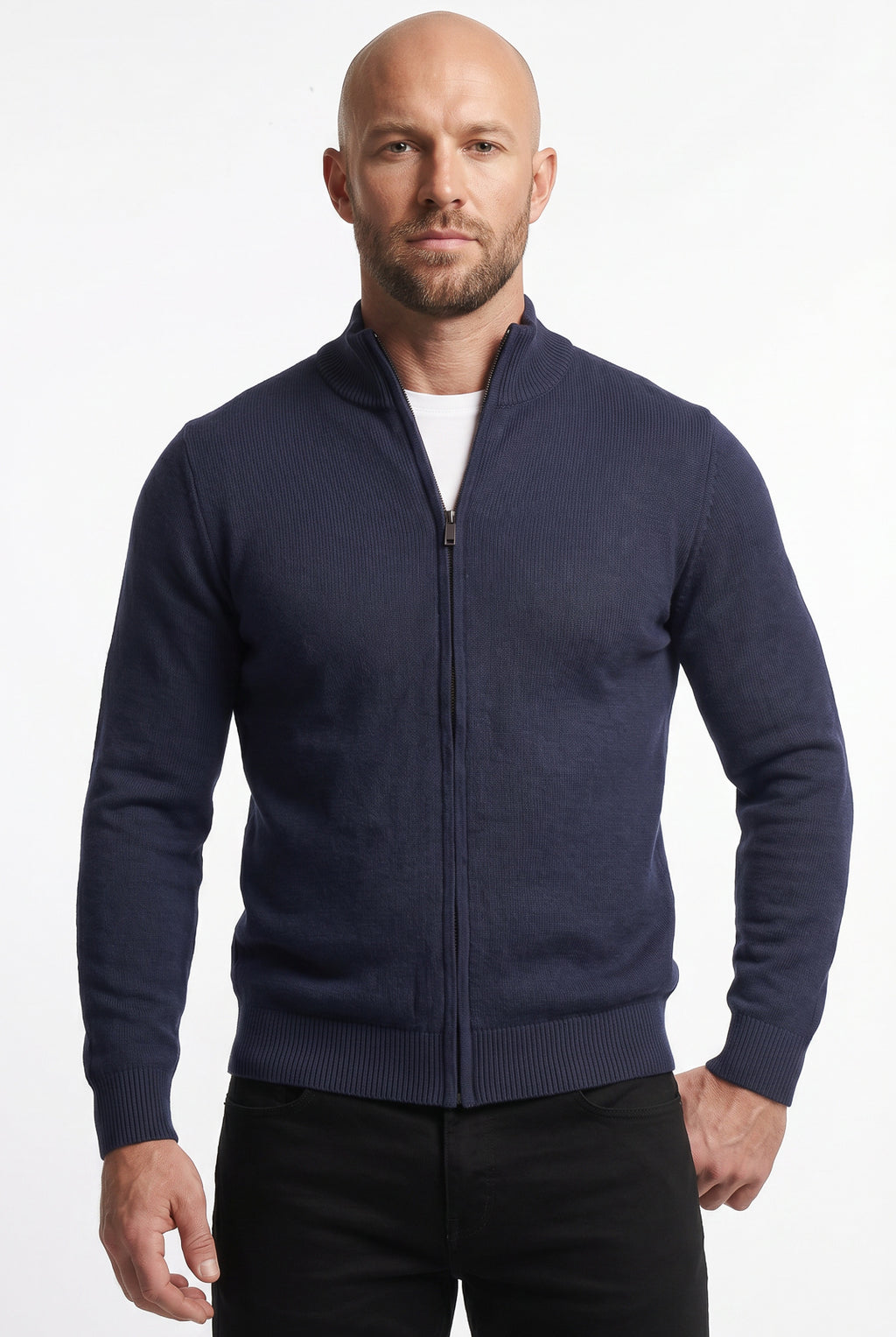 Jaqueta masculina malha leve 69225