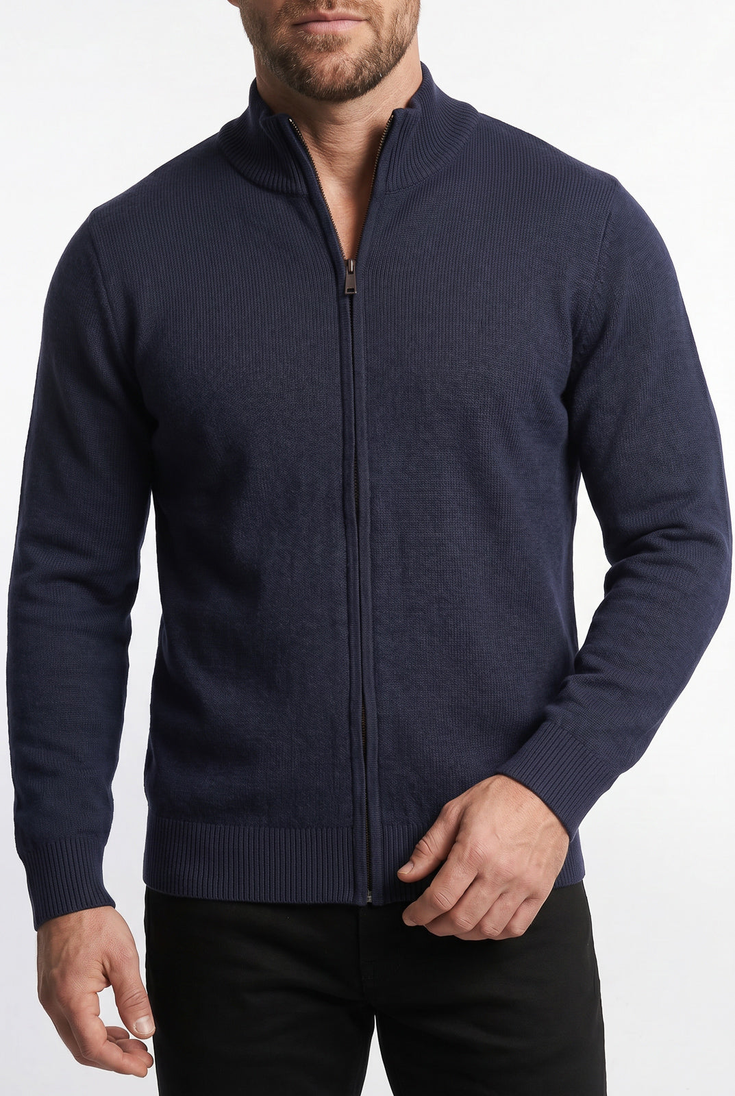 Jaqueta masculina malha leve 69225
