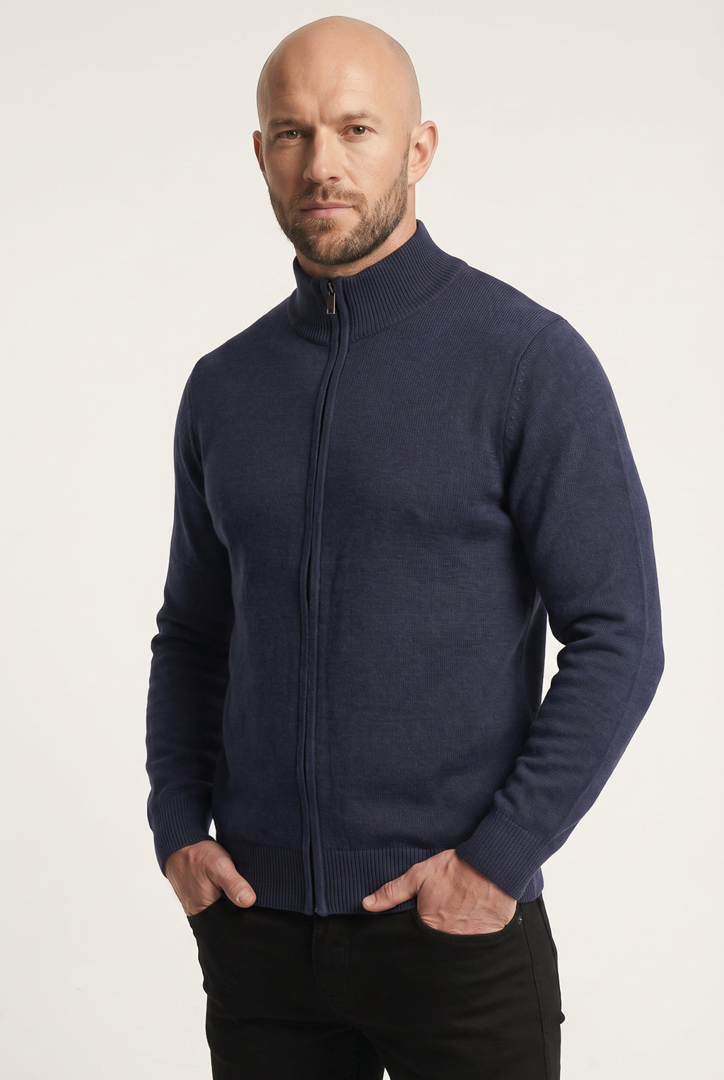 Jaqueta masculina malha leve 69225