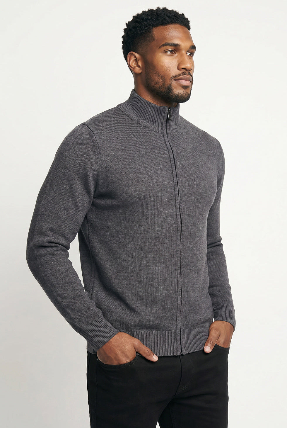 Jaqueta masculina malha leve 69225