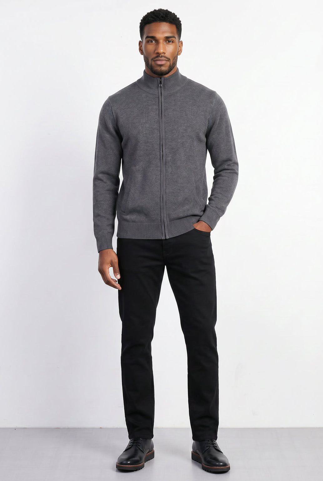 Jaqueta masculina malha leve 69225