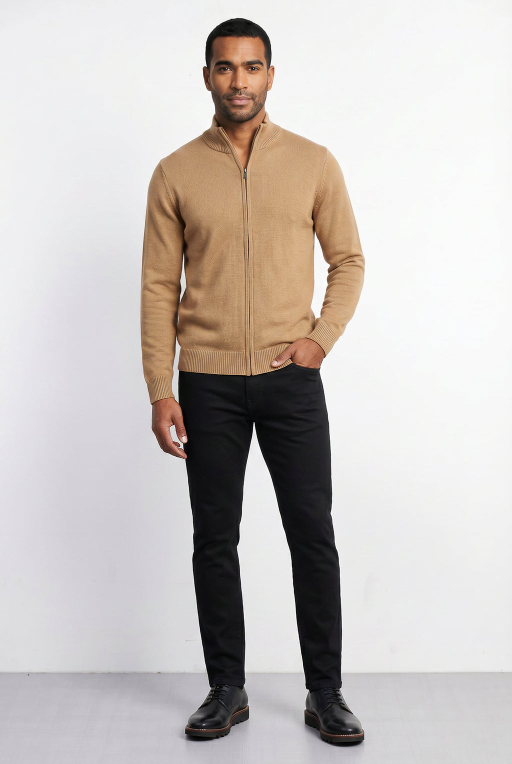 Jaqueta masculina malha leve 69225