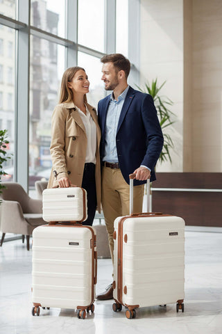 Kit 3 malas de viagem Abs 14" 20" 24" Nevada - Enluaze - Malas de viagem e Acessórios em Couro