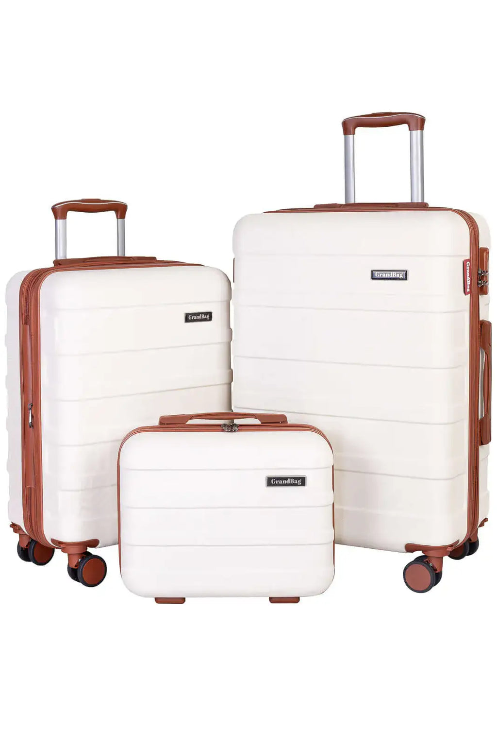 Kit 3 malas de viagem Abs 14" 20" 24" Nevada - Enluaze