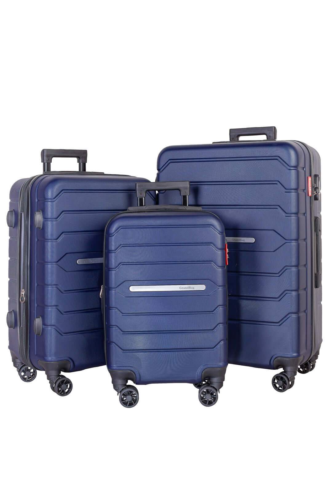 Kit 3 malas de viagem Abs 20" 24" 28" Arizona - Enluaze