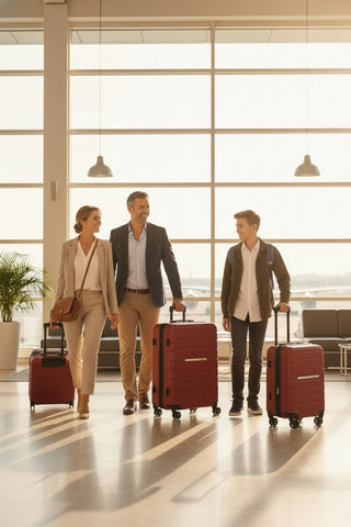 Kit 3 malas de viagem Abs 20" 24" 28" Arizona