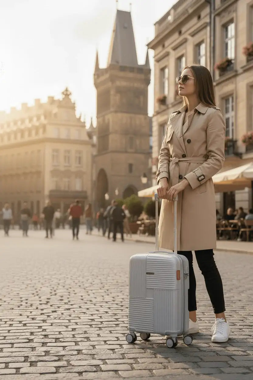 Mala de bordo viagem 20" polipropileno Atlanta - Enluaze