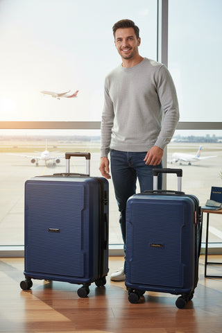 Kit 2 malas de viagem Abs 20" 24" Denver