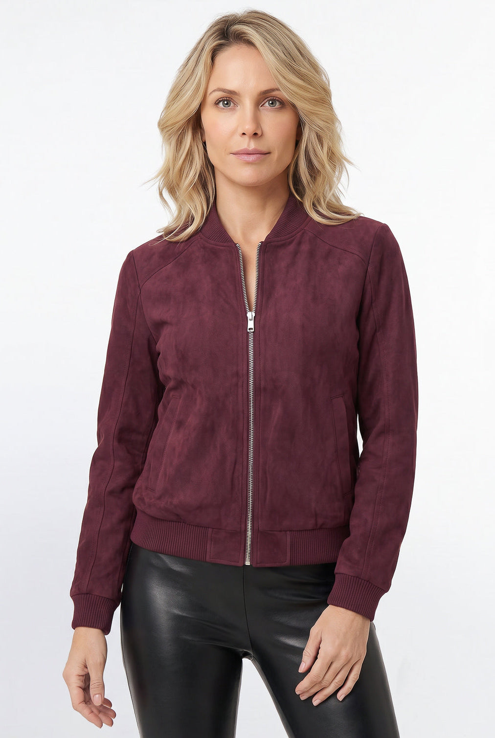 Jaqueta feminina suede 61465