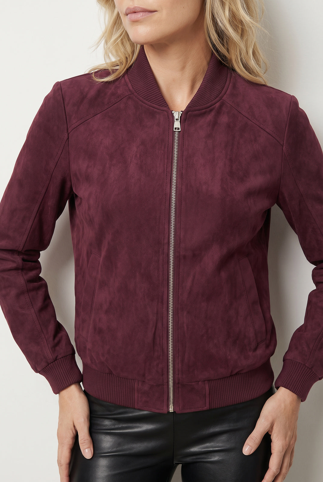 Jaqueta feminina suede 61465