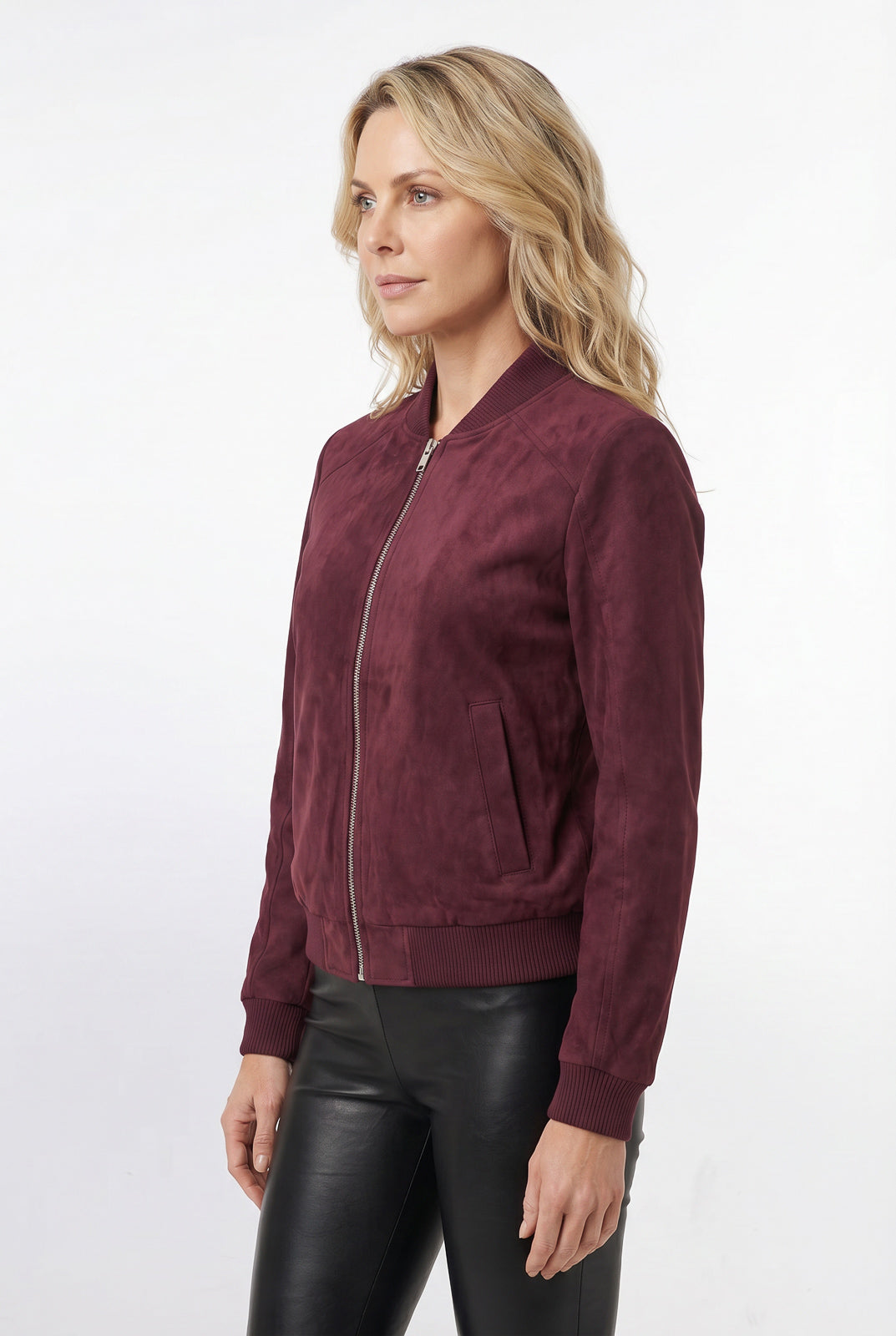 Jaqueta feminina suede 61465