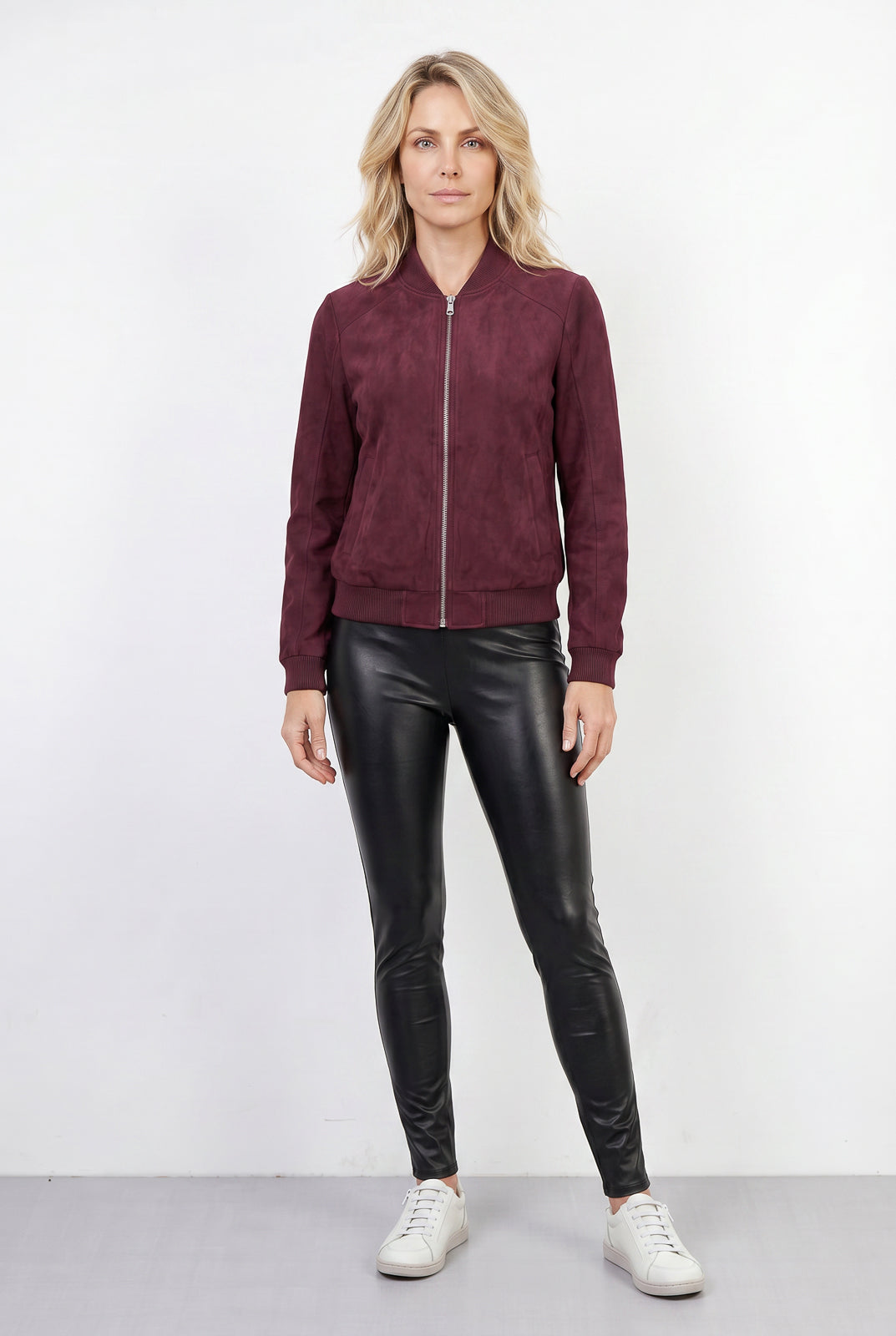 Jaqueta feminina suede 61465
