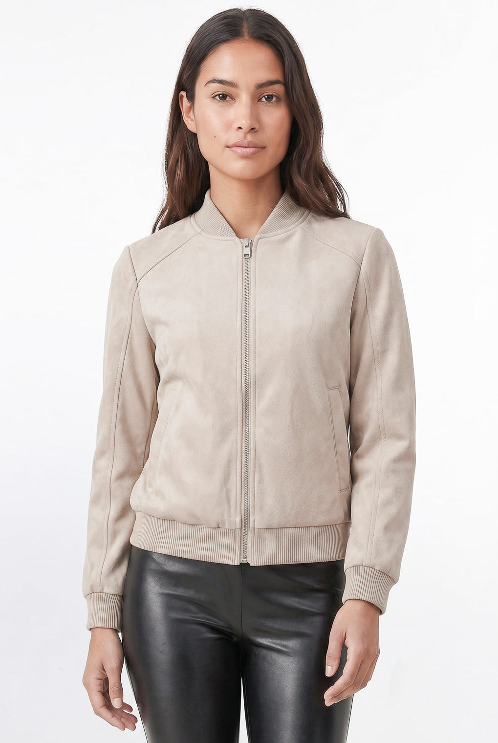 Jaqueta feminina suede 61465
