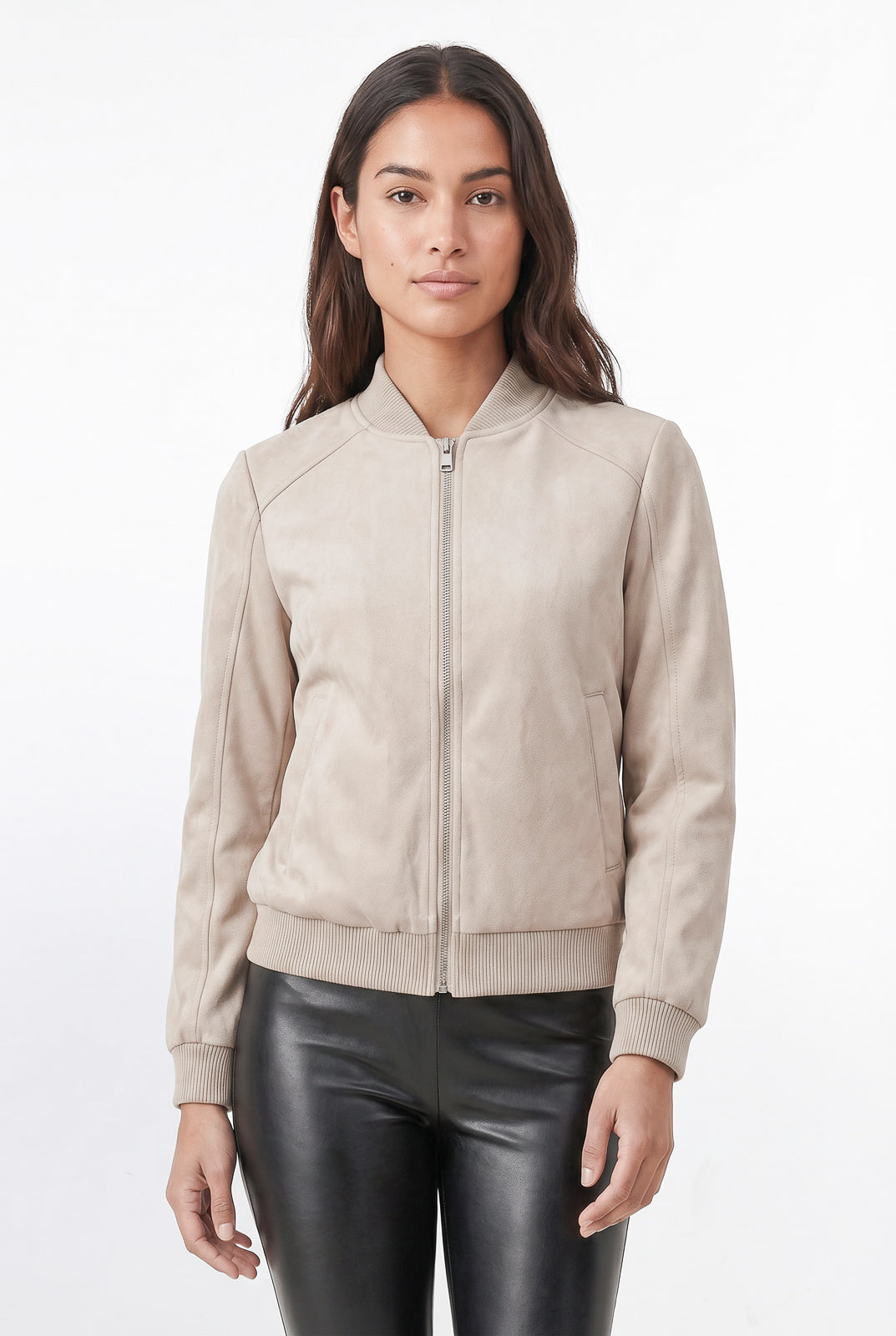 Jaqueta feminina suede 61465