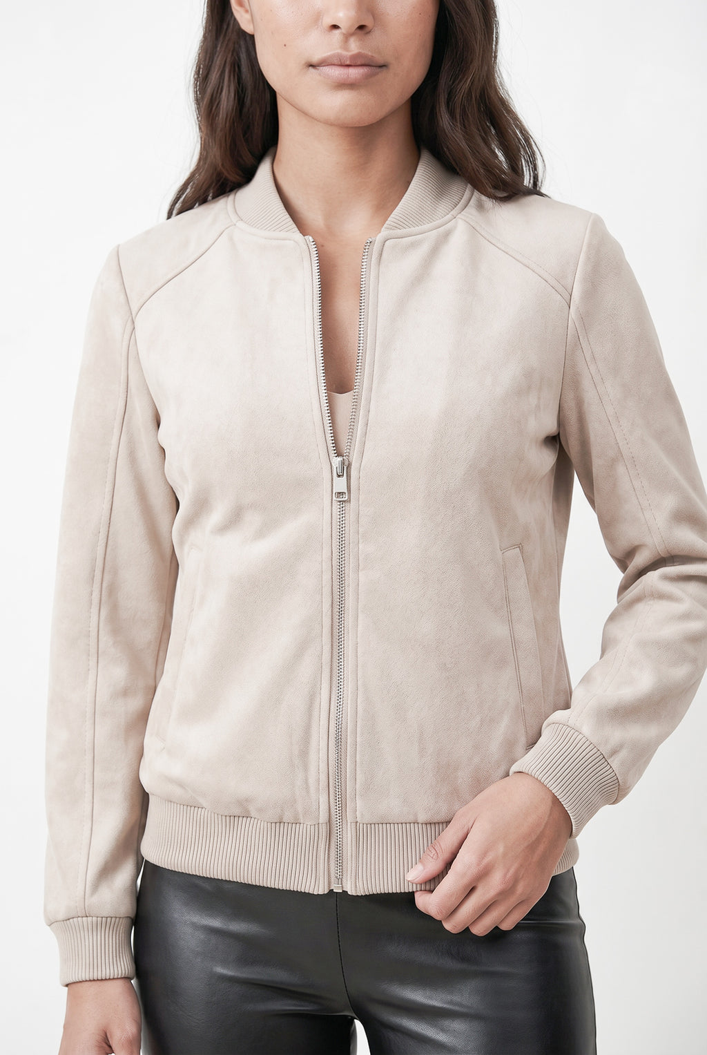 Jaqueta feminina suede 61465