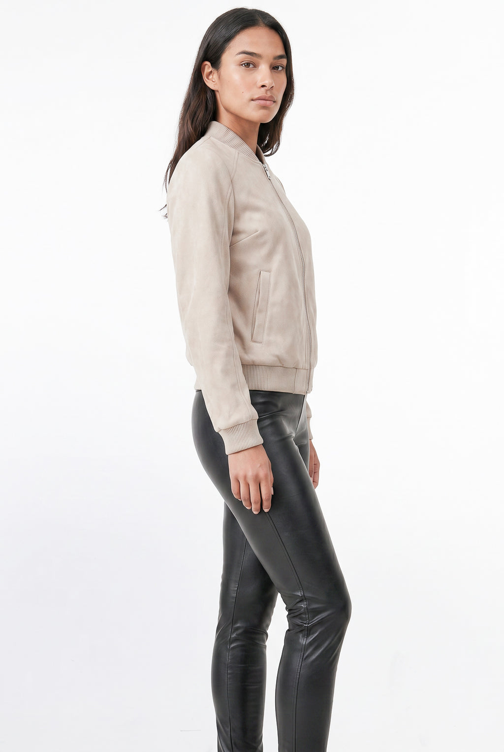 Jaqueta feminina suede 61465