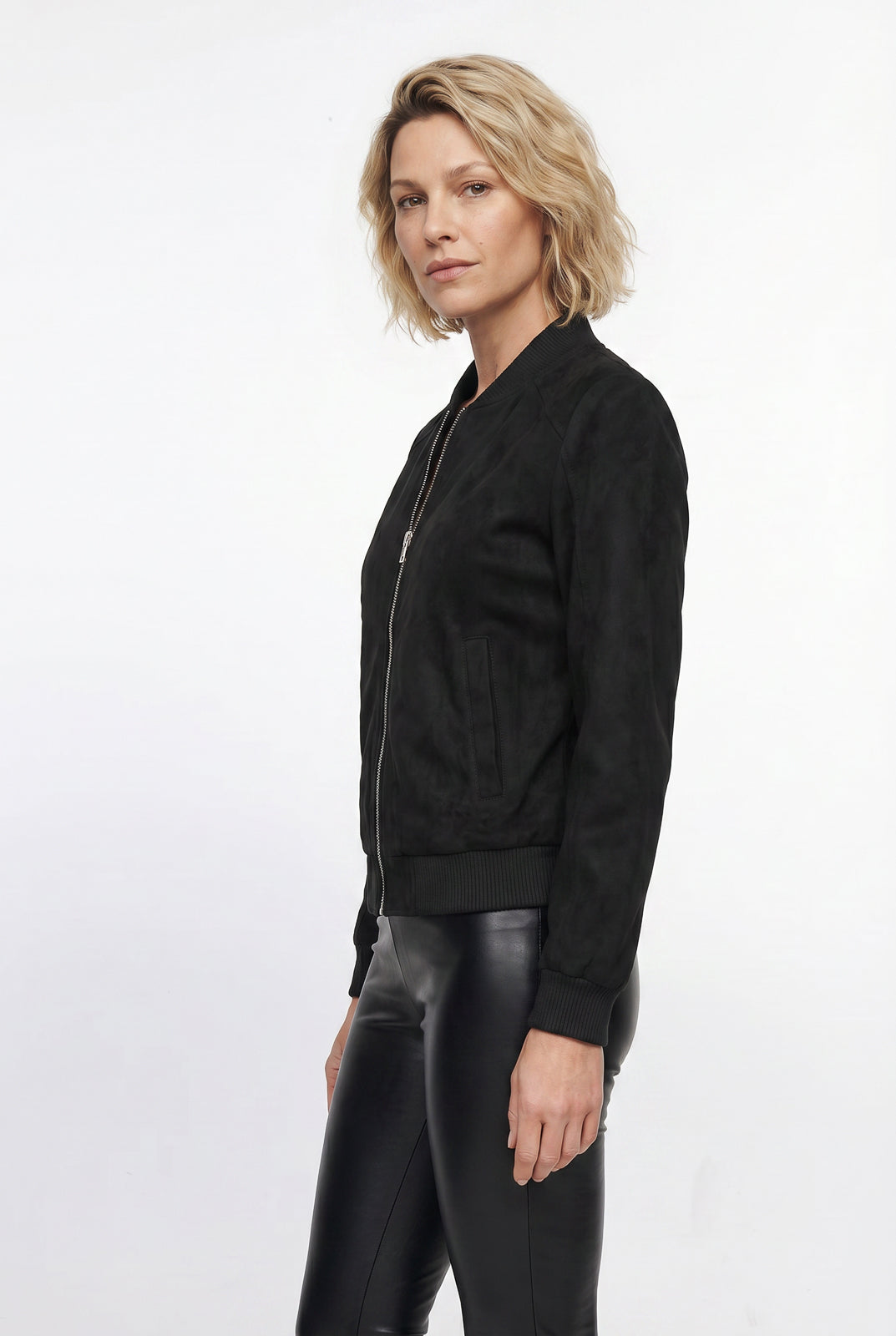 Jaqueta feminina suede 61465