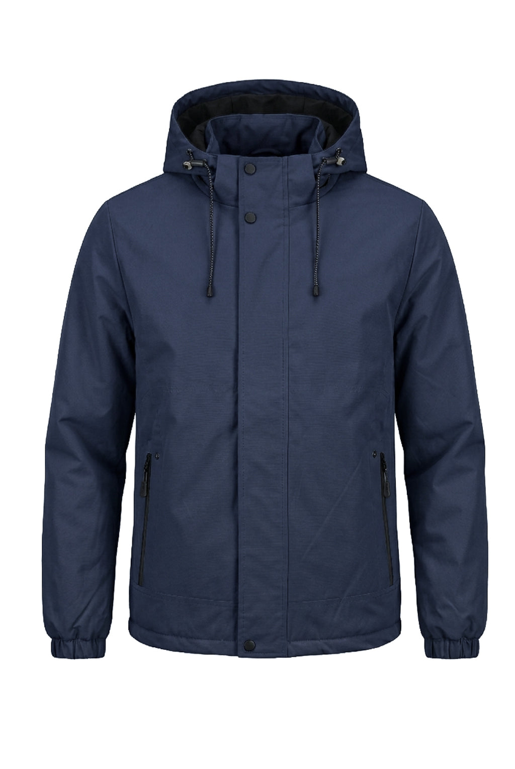 Jaqueta masculina nylon com capuz removível 69414