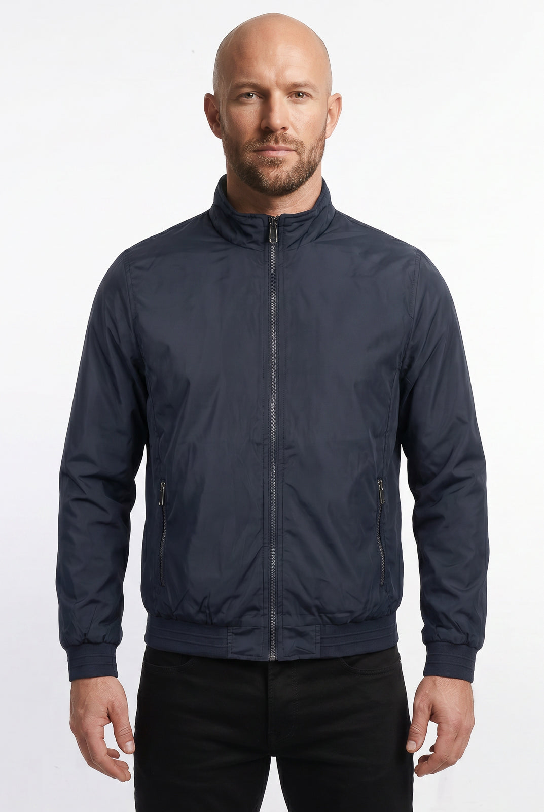 Jaqueta masculina nylon resinada 69485