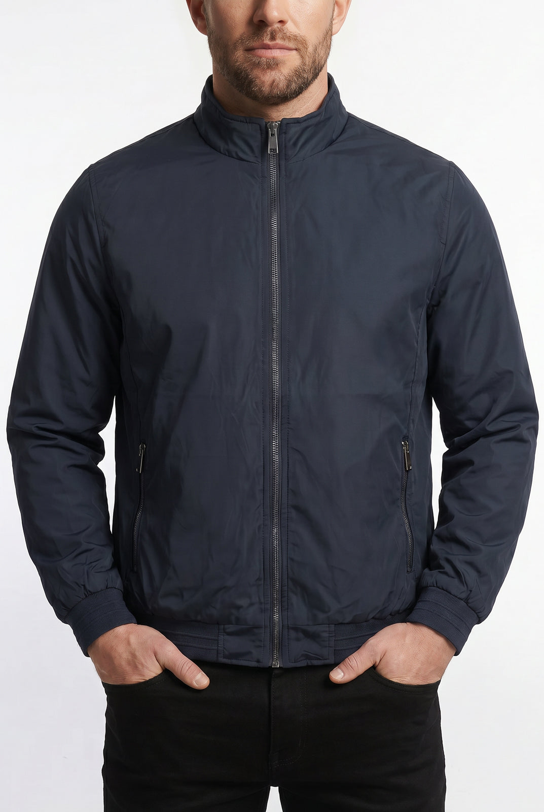 Jaqueta masculina nylon resinada 69485