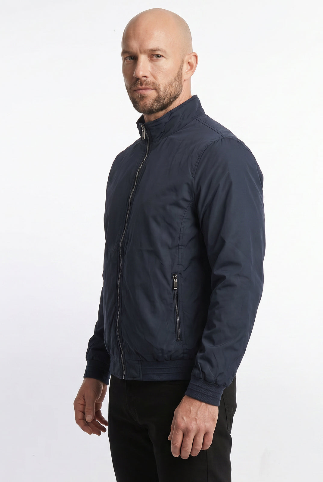 Jaqueta masculina nylon resinada 69485