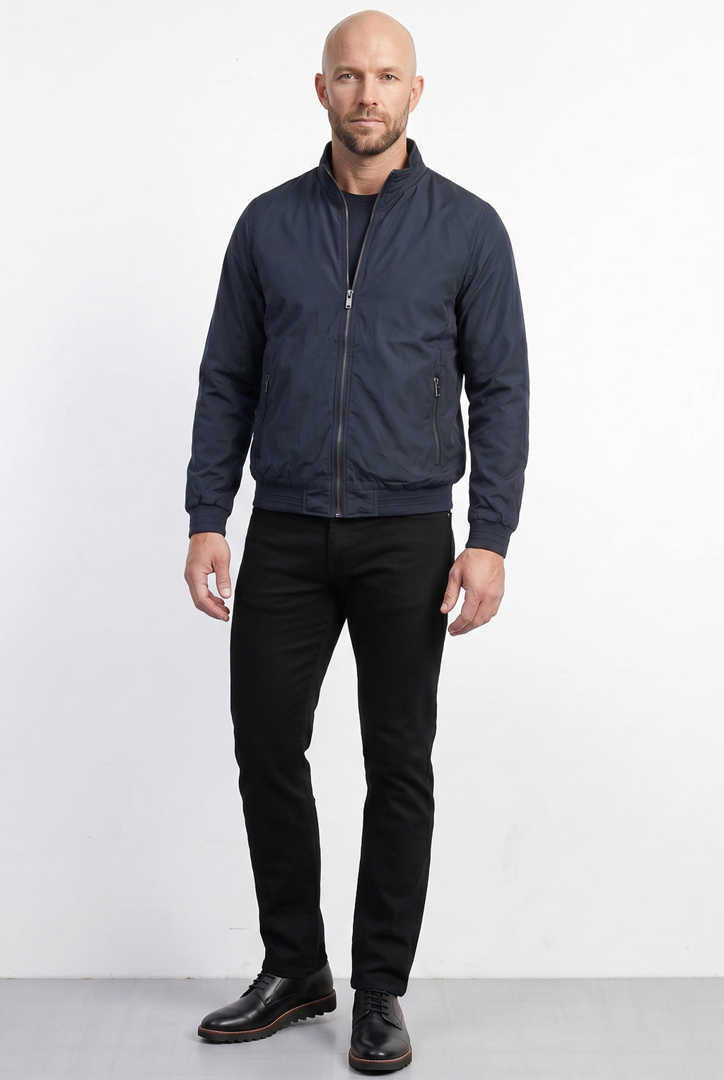Jaqueta masculina nylon resinada 69485