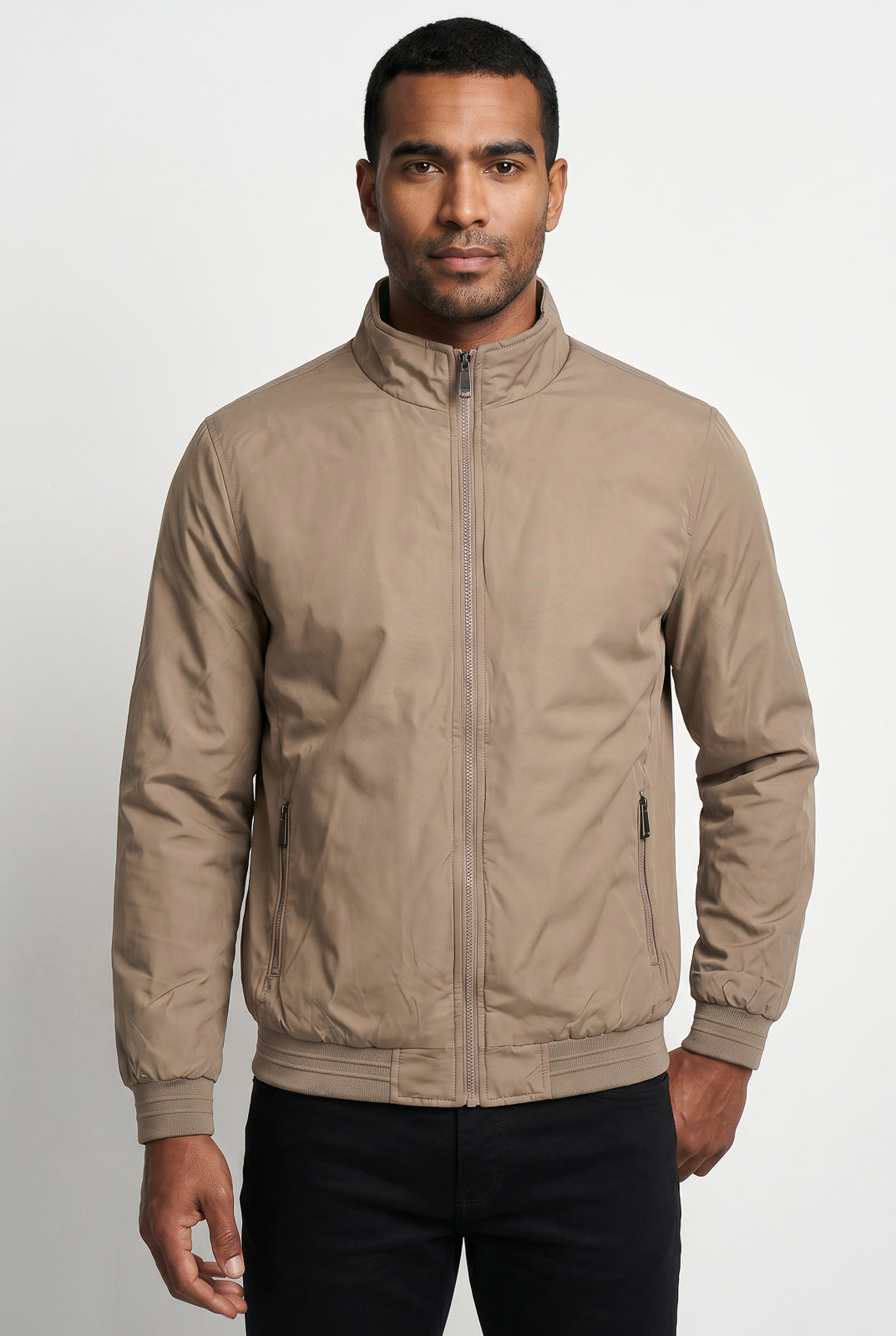 Jaqueta masculina nylon resinada 69485