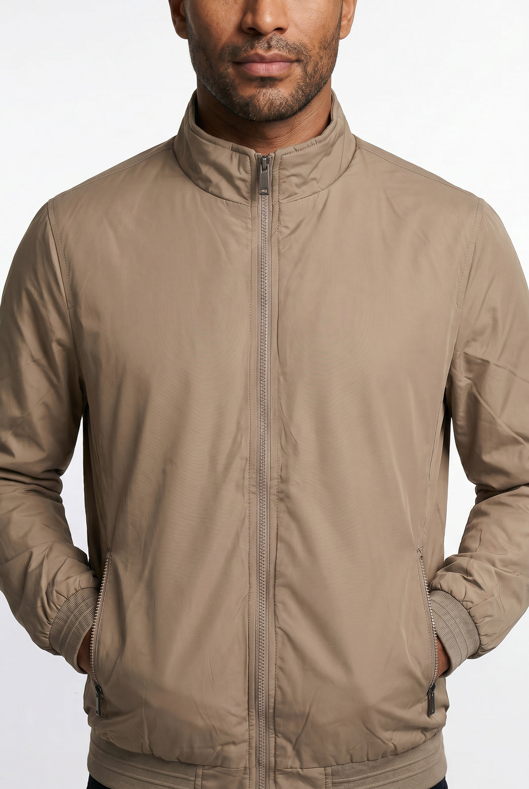 Jaqueta masculina nylon resinada 69485