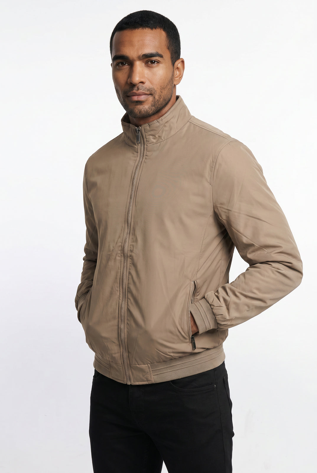 Jaqueta masculina nylon resinada 69485