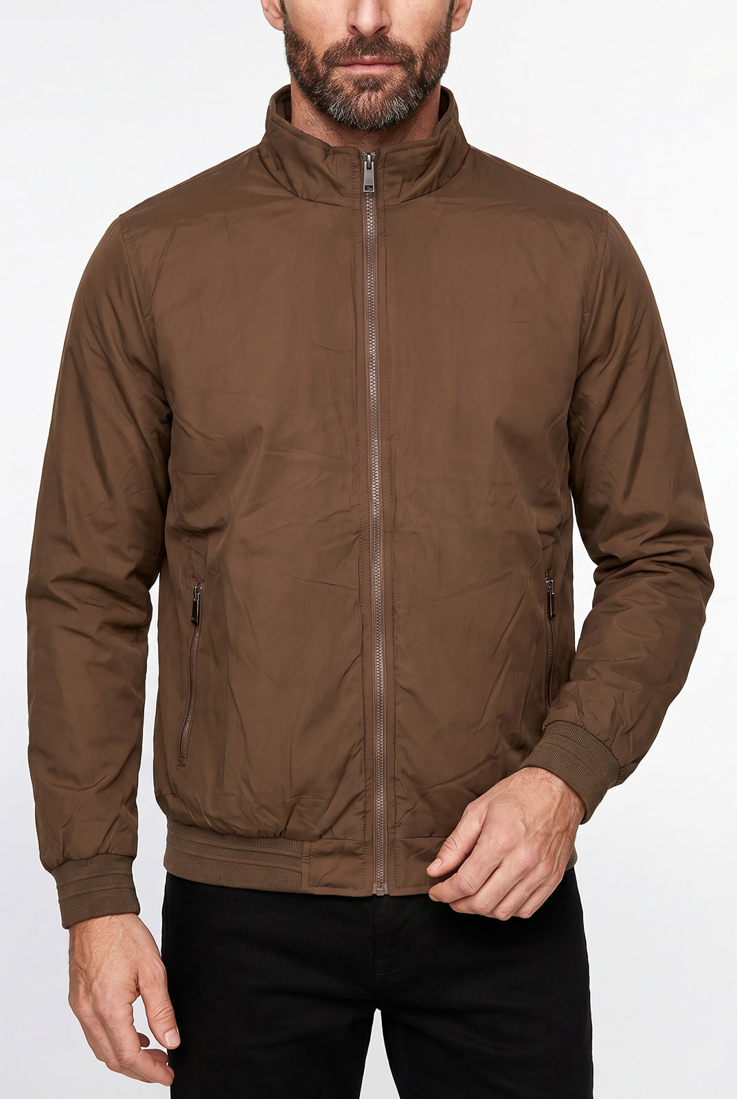 Jaqueta masculina nylon resinada 69485